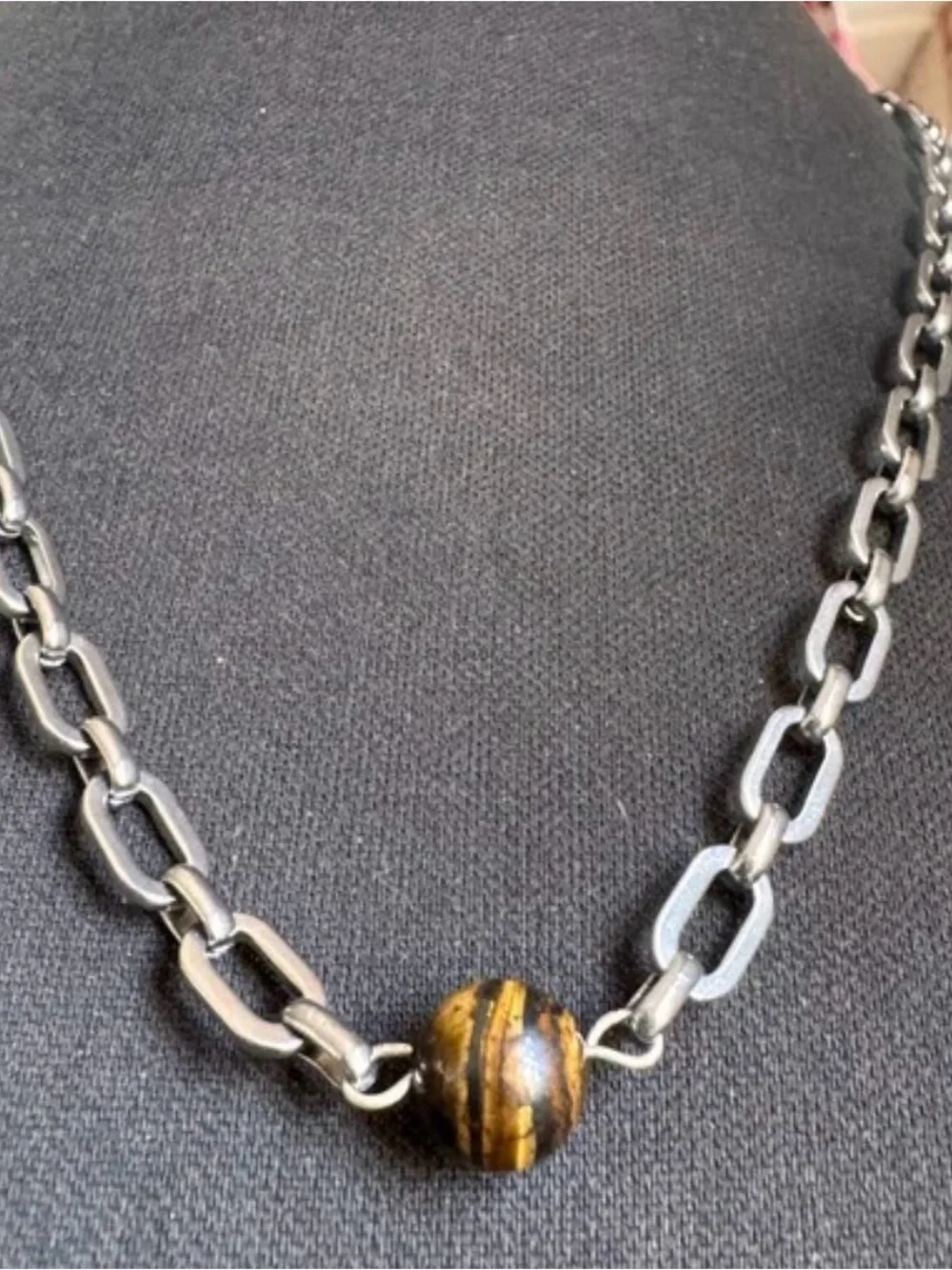 Handmade Tiger Eye Necklace